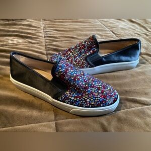 INC International Concepts, size 6, gorgeous multicolor studded and black